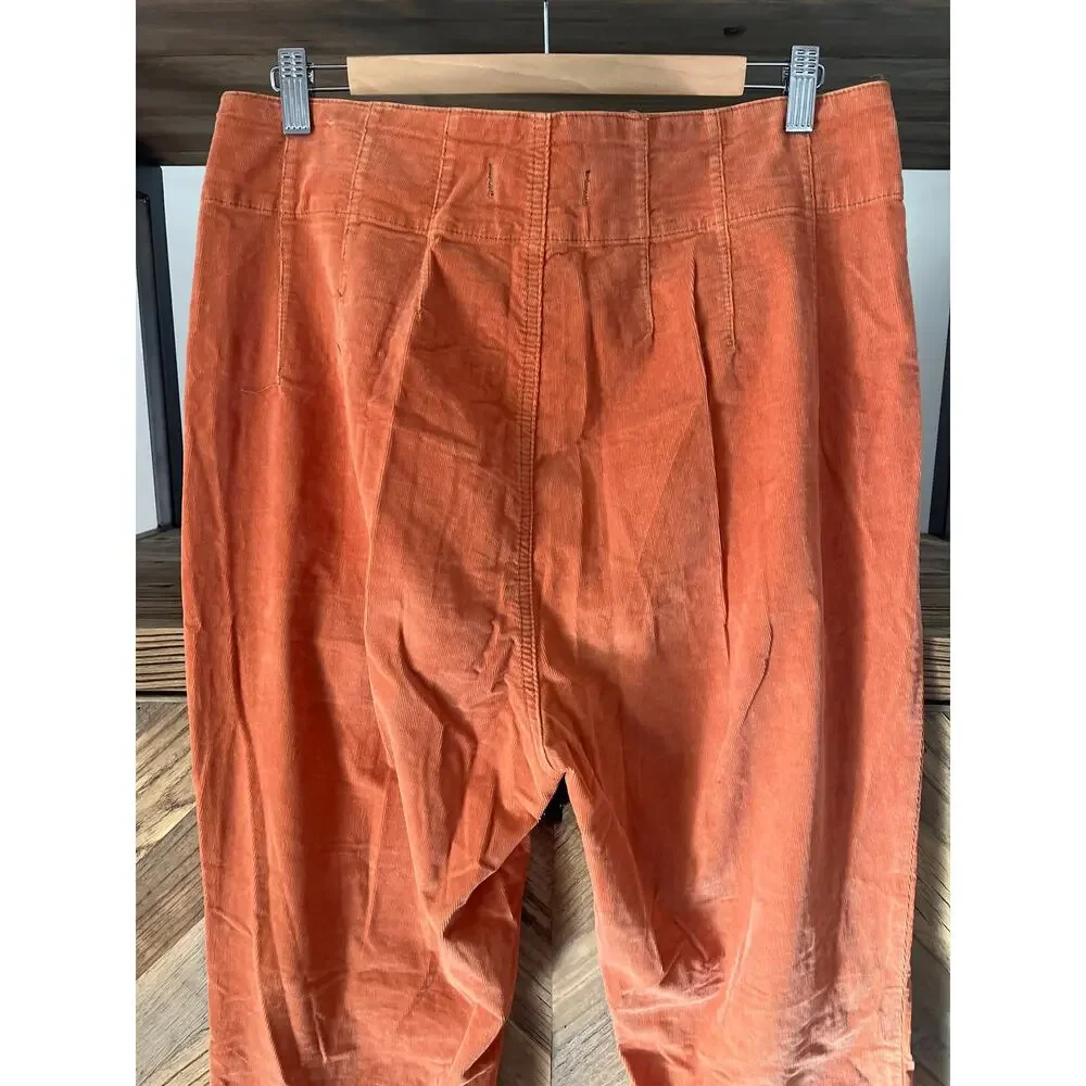 Free People We The Free Jayde Corduroy High Rise Flare Pants 32